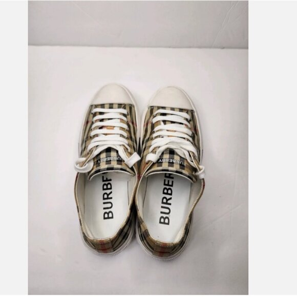 Burberry Checkered Platform Sneakers - Picture 10 of 12